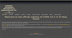 Desktop Screenshot of cvma23-2.org